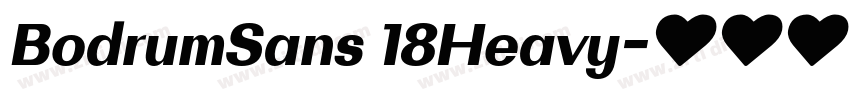 BodrumSans 18Heavy字体转换 BodrumSans 18Heavy字体转换